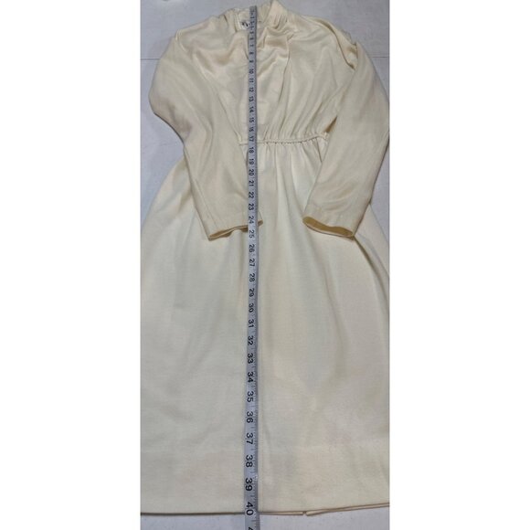 VTG J. Ellis Fit & Flare Midi Dress w/Elastic Waist Cotton Blend Women's Size XS - Picture 9 of 16